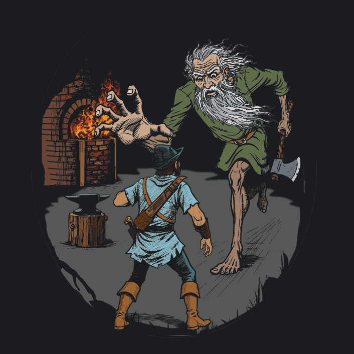 Grimm Brothers Brewery Fearless Youth Original Artwork